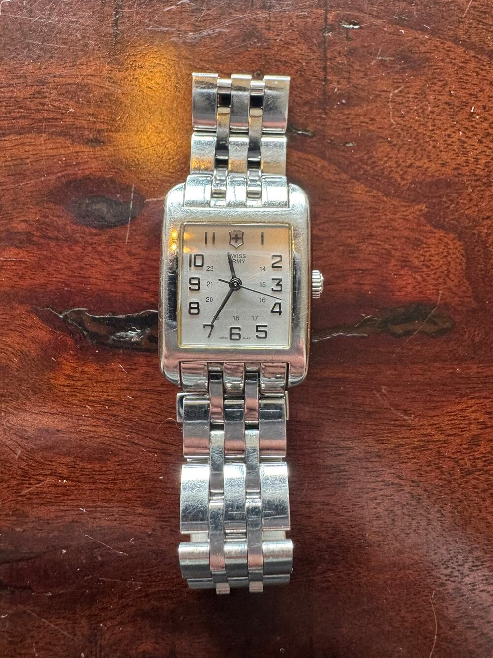 Victorinox Swiss Army Alliance 24022 Rectangle Watch Working (Retail $500)